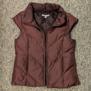 Maroon Down Vest